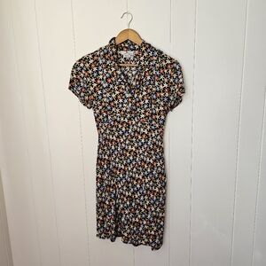 Vintage 90s ditsy floral A Line Dress Jonathan Martin Small
